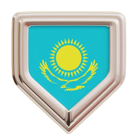 Drapeau du Kazakhstan  3D Icon