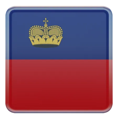 Drapeau du Liechtenstein  3D Flag