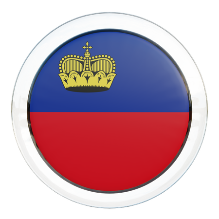 Drapeau du Liechtenstein  3D Flag