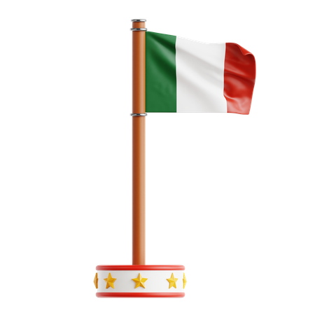 Drapeau mexicain  3D Icon