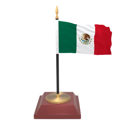 Drapeau du Mexique  3D Icon