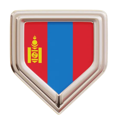 Drapeau de la Mongolie  3D Icon