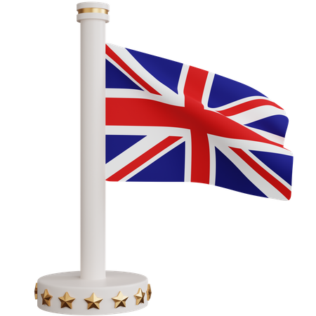 Drapeau national du royaume-uni  3D Icon