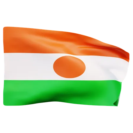 Drapeau du Niger  3D Icon