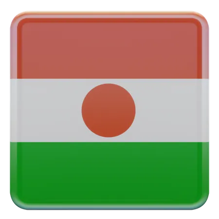 Drapeau du Niger  3D Flag