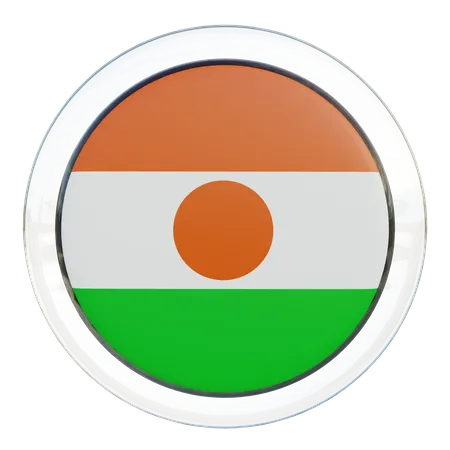 Drapeau du Niger  3D Flag