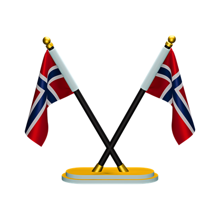 Drapeau de la Norvège  3D Icon