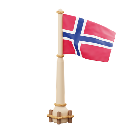 Drapeau de la Norvège  3D Icon