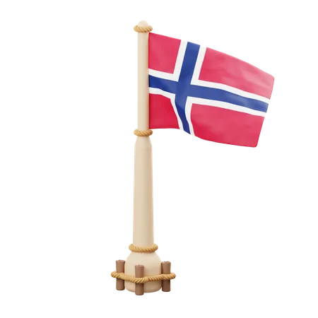 Drapeau de la Norvège  3D Icon