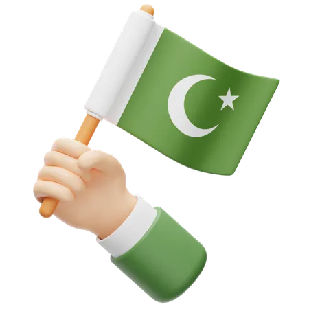 Drapeau pakistanais  3D Icon