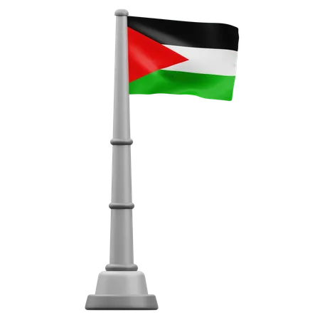 Drapeau palestinien  3D Icon