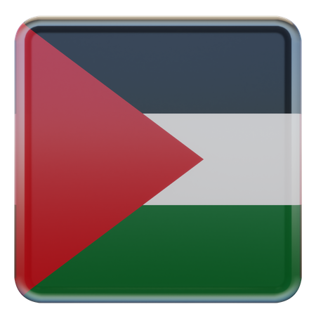 Drapeau palestinien  3D Flag