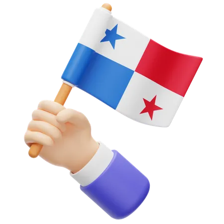 Drapeau panaméen  3D Icon