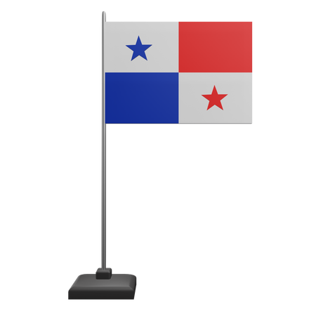 Drapeau panaméen  3D Icon