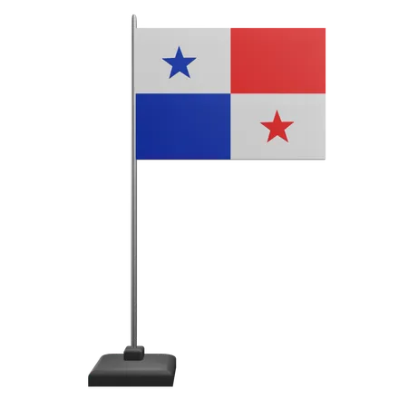 Drapeau panaméen  3D Icon