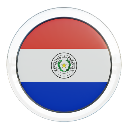 Drapeau du Paraguay  3D Flag