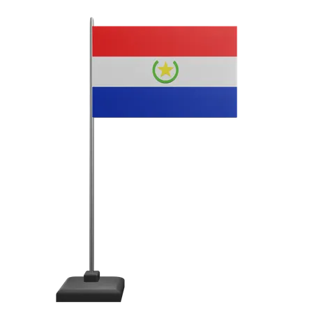 Drapeau du Paraguay  3D Icon