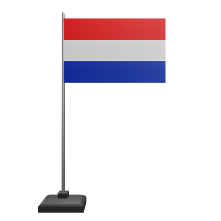 Drapeau des Pays-Bas  3D Icon