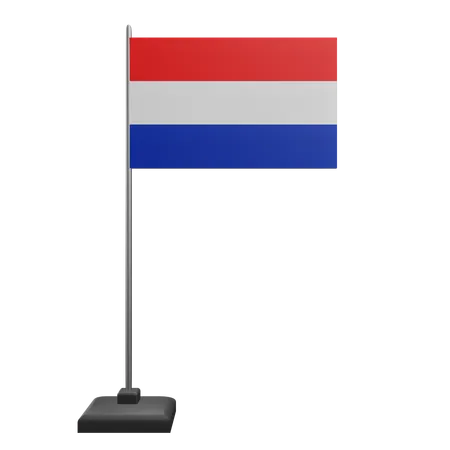 Drapeau des Pays-Bas  3D Icon