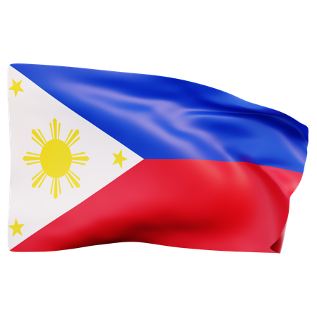 Drapeau philippin  3D Icon