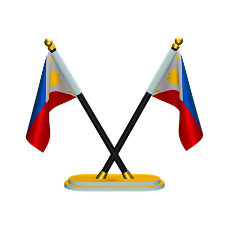 Drapeau philippin  3D Icon