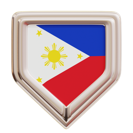 Drapeau philippin  3D Icon