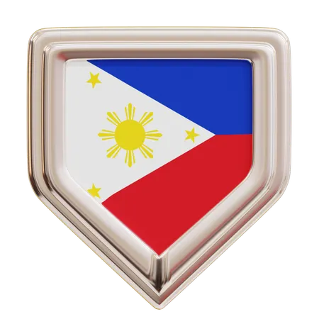 Drapeau philippin  3D Icon