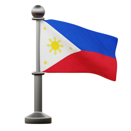 Drapeau philippin  3D Icon