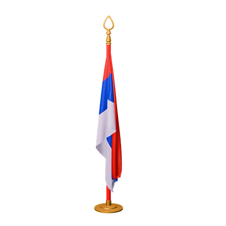 Drapeau de la Russie  3D Icon