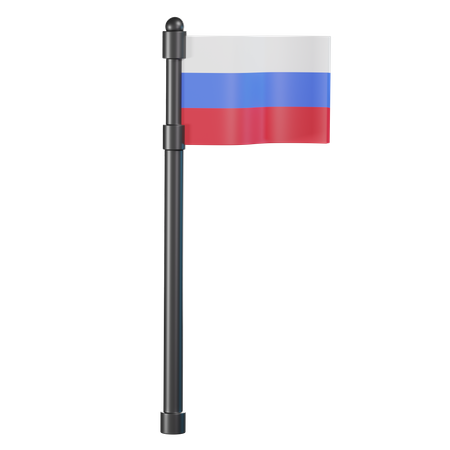 Drapeau russe  3D Icon