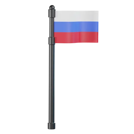 Drapeau russe  3D Icon