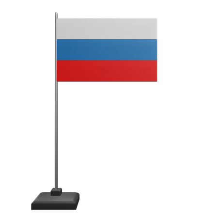 Drapeau de la Russie  3D Icon