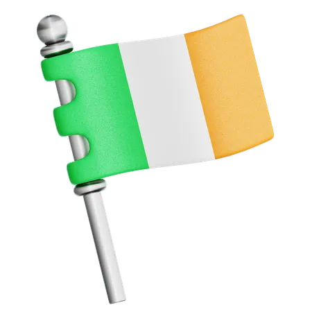 Drapeau de saint patrick  3D Icon