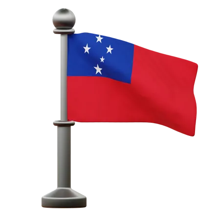 Drapeau des Samoa  3D Icon