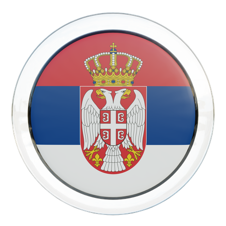 Drapeau de la serbie  3D Flag