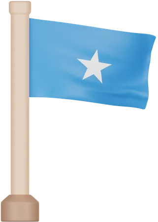 Drapeau de la Somalie  3D Icon