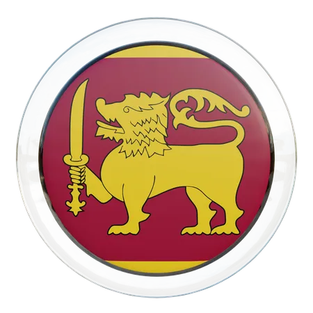 Drapeau du Sri Lanka  3D Flag