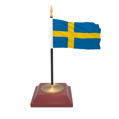 Drapeau de la Suède  3D Icon