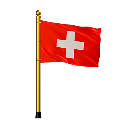 Drapeau suisse  3D Icon