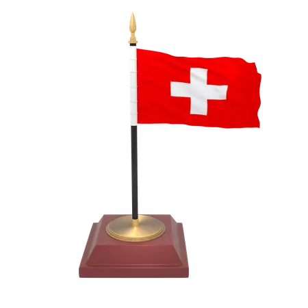 Drapeau suisse  3D Icon