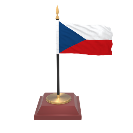 Drapeau tchèque  3D Icon