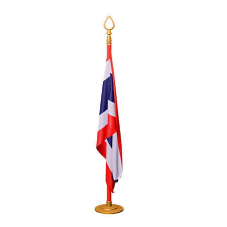 Drapeau de la Thaïlande  3D Icon