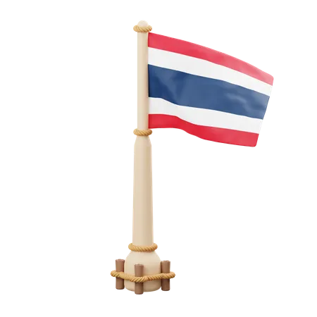 Drapeau de la Thaïlande  3D Icon