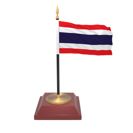 Drapeau de la Thaïlande  3D Icon