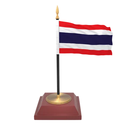 Drapeau de la Thaïlande  3D Icon