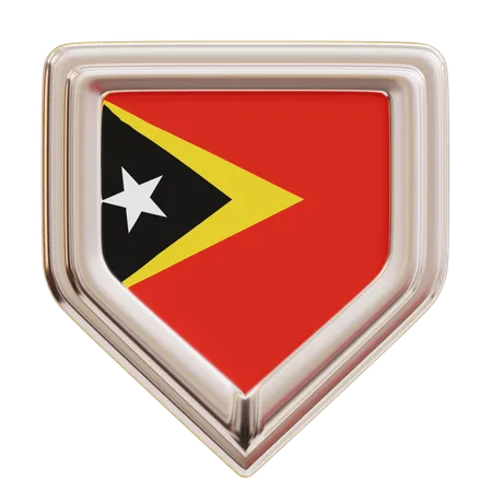 Drapeau du Timor oriental  3D Icon