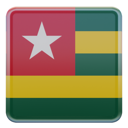 Drapeau togolais  3D Flag