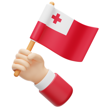 Drapeau des Tonga  3D Icon