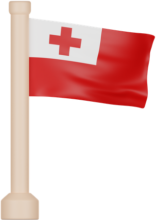 Drapeau des Tonga  3D Icon