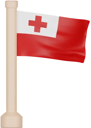 Drapeau des Tonga  3D Icon